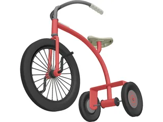Tricycle 3D Model preview