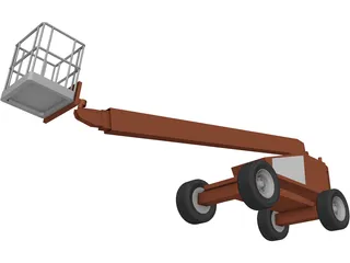 Snorkelift Man-Lift 3D Model preview