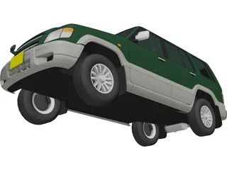 Isuzu Big Horn 3D Model preview