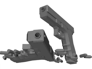 Glock 3D Model preview