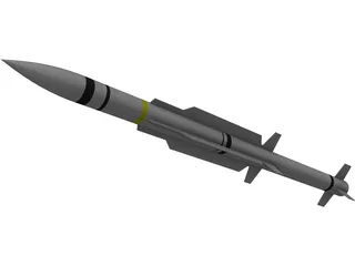 RIM-67 SM-2 Standard Missile 3D Model preview