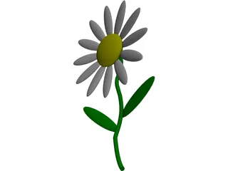 Sunflower 3D Model preview