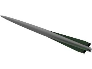 Surface to Air Missile (SAM) 3D Model preview