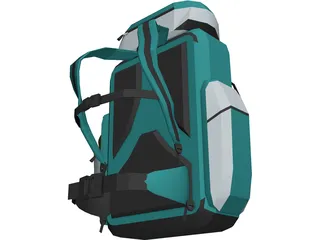 Nova Tour Bag (Large For Tourists And Outdoors) 3D Model preview