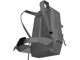 Bag Slalom 40 (Medium Touristic For Tourists And Outdoors) 3D Model preview