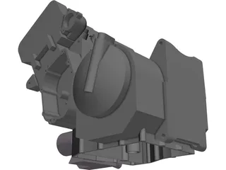 Honda CBR F2 600cc Motorcycle Engine 3D Model preview