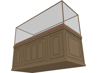 Museum Glassbox 3D Model preview