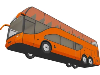 Bus 3D Model preview