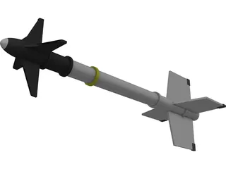 Sidewinder AIM-9 3D Model preview