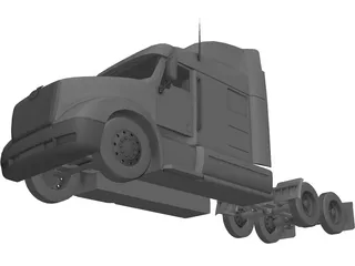 Peterbilt 387 3D Model preview