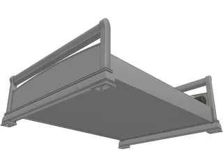 Bed 3D Model preview
