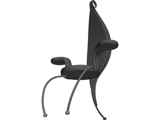 Chair Flamingo 3D Model preview