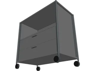 Closet 3D Model preview