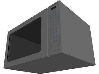 Microwave 3D Model preview