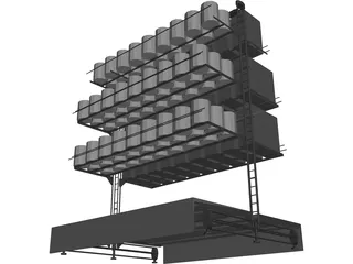 Stand 3D Model preview