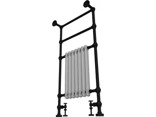 Towel Dry 3D Model preview