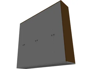 Wardrobe 3D Model preview