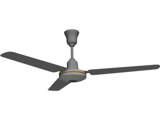 Fan Ceiling 3D Model preview