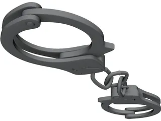 Handcuffs 3D Model preview