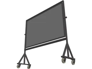 Chalkboard 3D Model preview