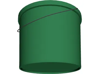 Pail 3D Model preview