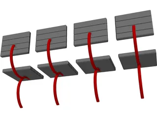 Seats 3D Model preview