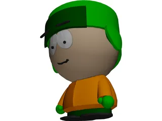 South Park Kyle 3D Model preview