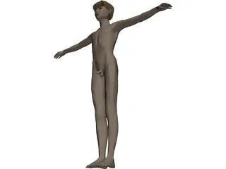 Boy 3D Model preview
