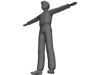Boy 3D Model preview