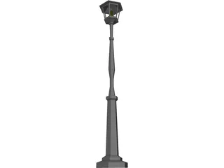 Streetlamp 3D Model preview