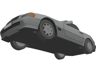Mercedes-Benz SL 500 (1999) 3D Model preview