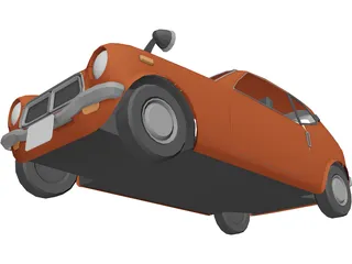 Honda N360 (1967) 3D Model preview