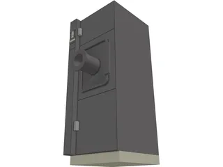 Decontamination Cabinet 3D Model preview