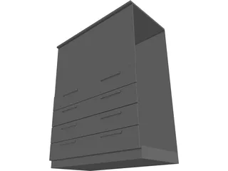 Closet 3D Model preview