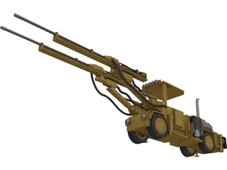 Mining Turck 3D Model preview