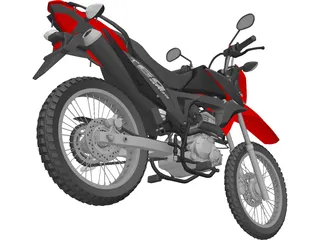 Honda Bros 160 3D Model preview