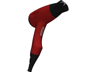 Hair Dryer 3D Model preview
