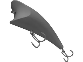 Fishing Lure 3D Model preview