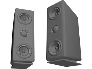 Creative Speakers 3D Model preview