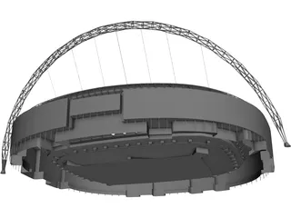 Wembley Stadium 3D Model preview