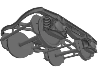 Y-25 Bogie 3D Model preview