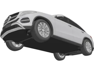 Mercedes-Benz GLE Coupe (2016) 3D Model preview