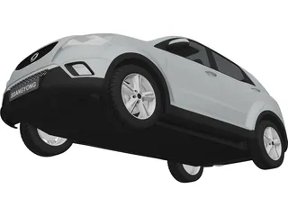 SsangYong Korando (2011) 3D Model preview