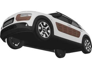 Citroen C4 Cactus (2015) 3D Model preview