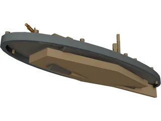 Ironclad 3D Model preview
