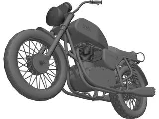 BSA Lightning 3D Model preview