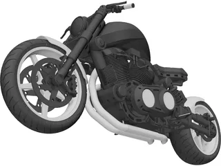 Confederate P120 Fighter Combat 3D Model preview
