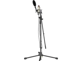 Rode NT1-A Studio 3D Model preview