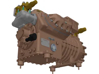 Dorin SE326 Compressor 3D Model preview