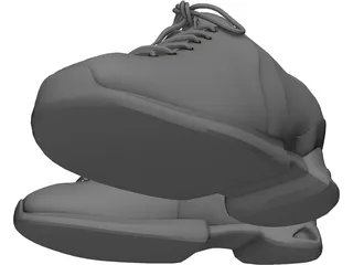 Sneakers Shoes 3D Model preview